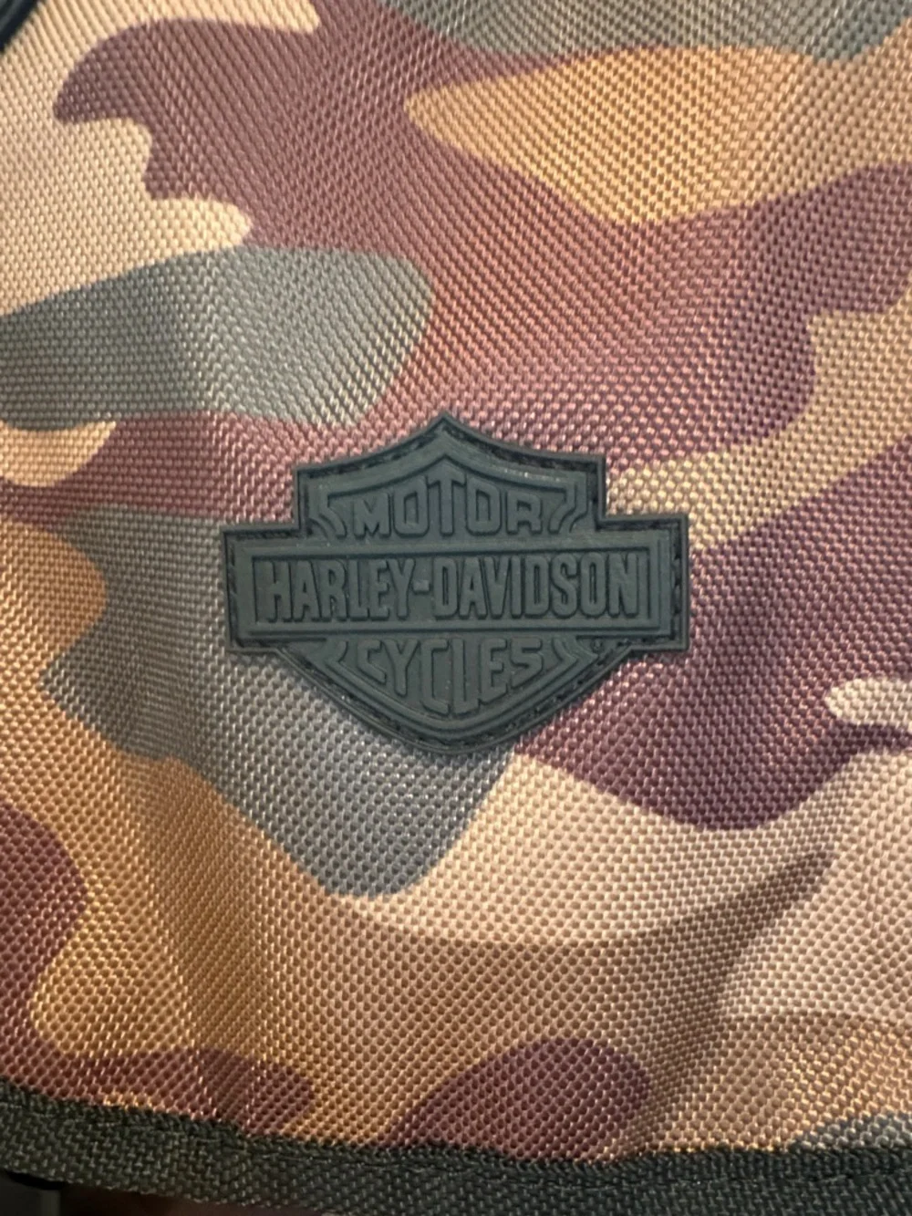 Harley Davidson NWOT camouflage Nylon backpack